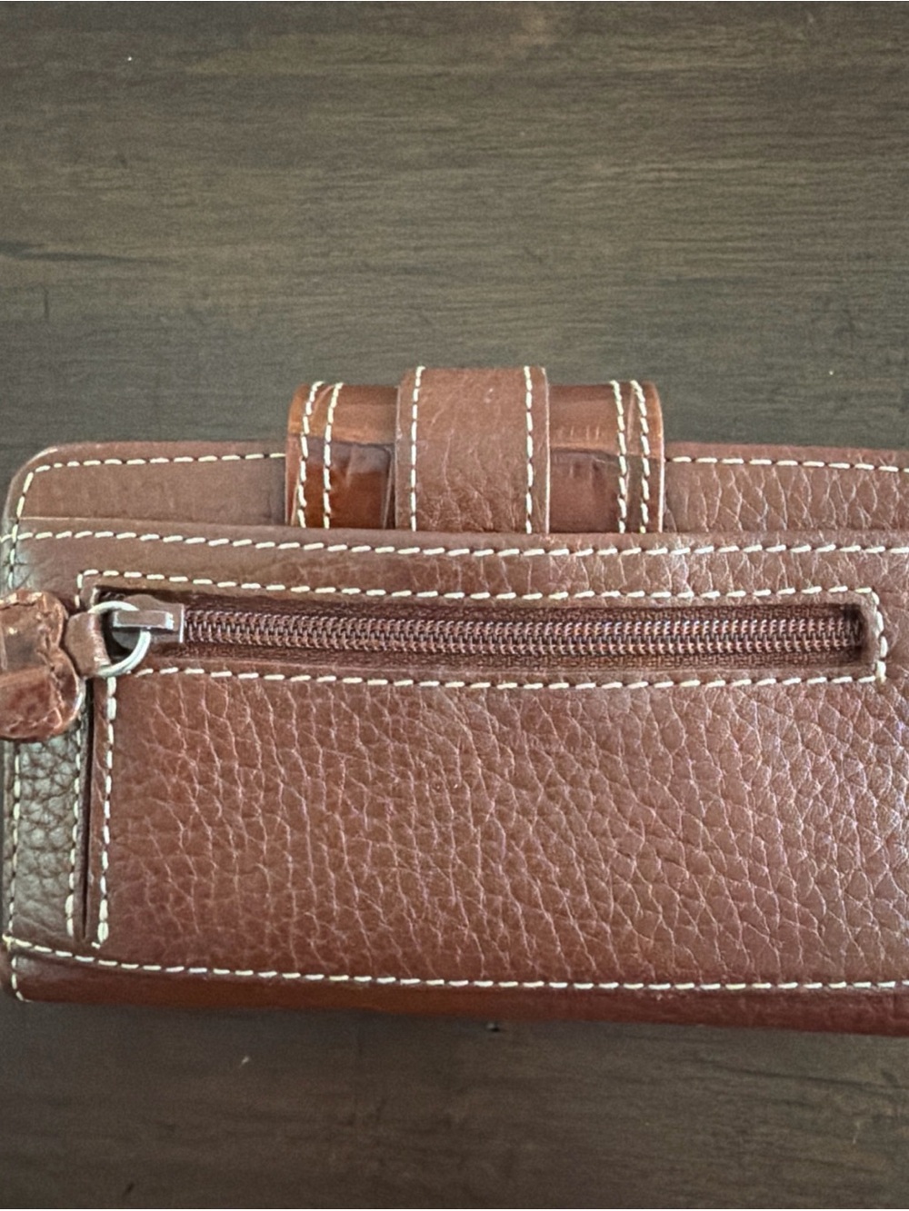 Brighton Brown Leather Wallet with Decorative Silver Buckle - Picture 2 of 7